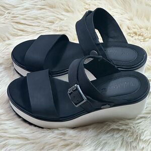 Timberland Black Platform Shoes with Comfort Sole